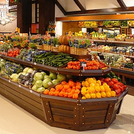 Современный дизайн супермаркетов: магазин MenY