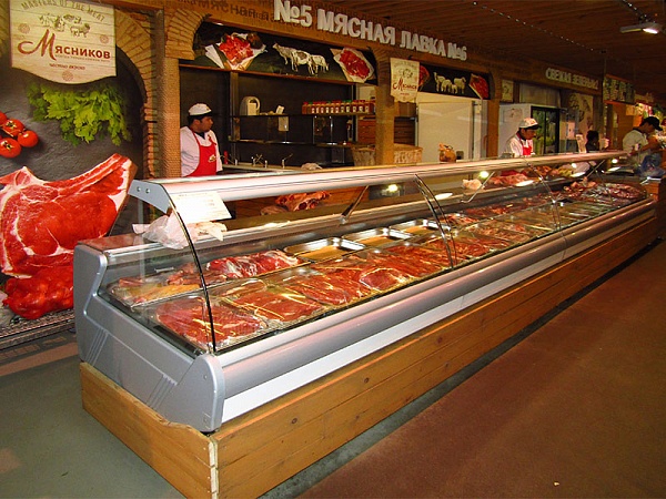 Дизайн проект современного мясного магазина